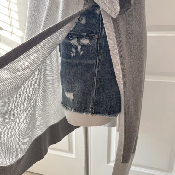 Lululemon Opened Up Poncho Heathered Core Ultra Light Grey Heathered Asphalt M/L - Picture 4 of 9